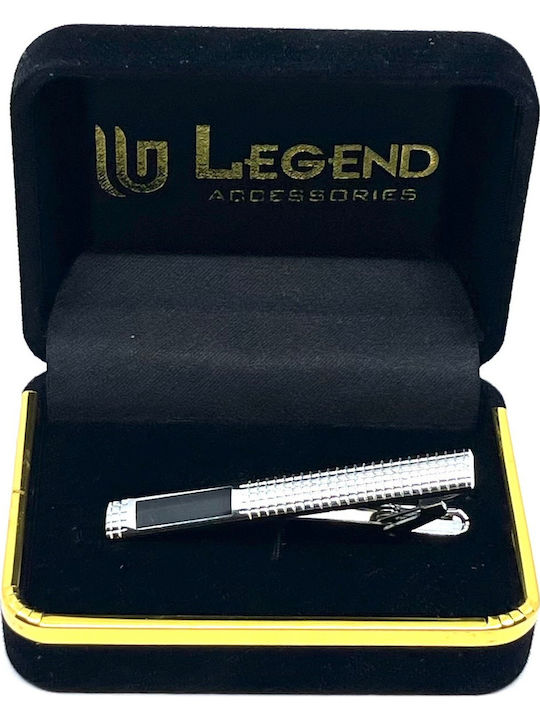 Legend Accessories Silver Tie Clip Silver 5cm