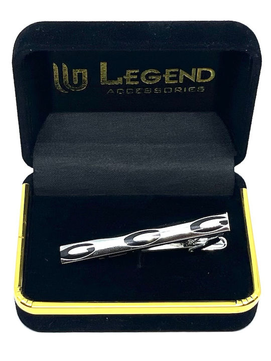 Legend Accessories Silver Tie Clip Silver 5cm