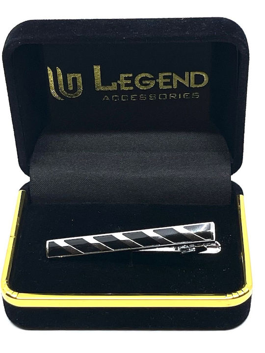 Legend Accessories Silver Tie Clip Silver 5cm