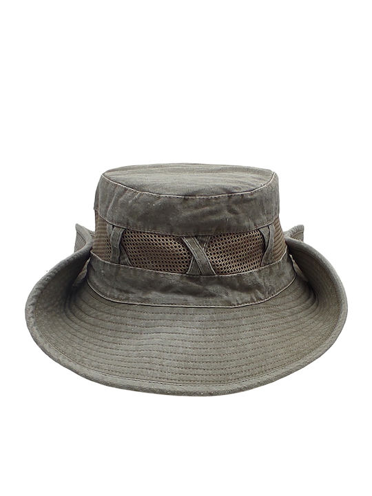 Brims and Trims Мъжка Шапка Шапка Стил Bucket Каки
