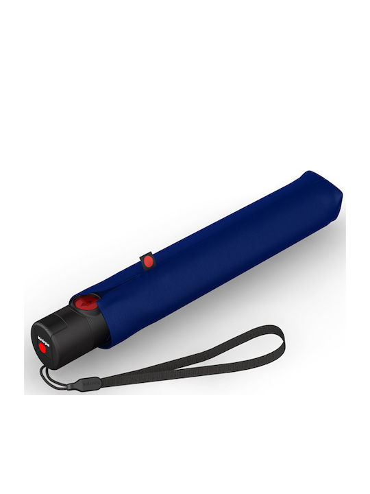 Knirps U.200 Ultra Light Αυτόματη Ομπρέλα Βροχής Σπαστή Μπλε