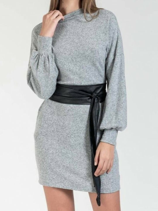 Wide Leather Women's Belt Black