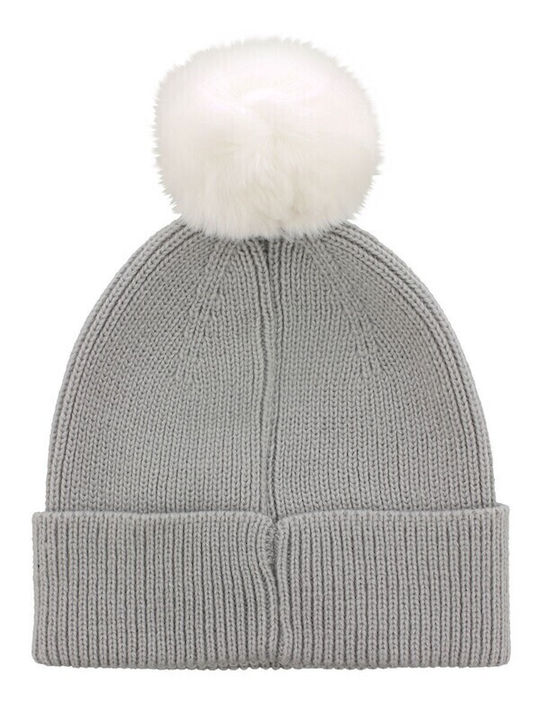 Beanie Unisex Beanie Gestrickt in Gray Farbe