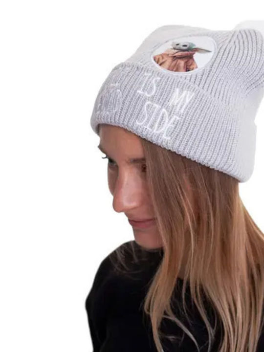 Beanie Unisex Beanie Gestrickt in Gray Farbe