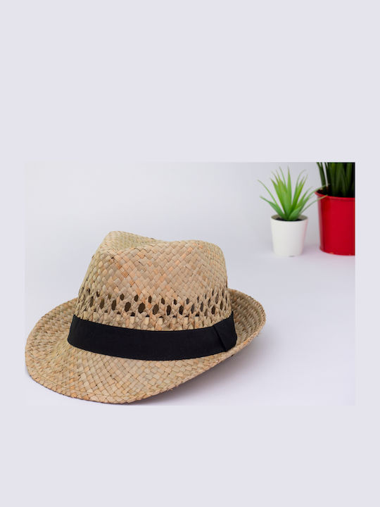 Femei Din paie Pălărie Fedora Bej