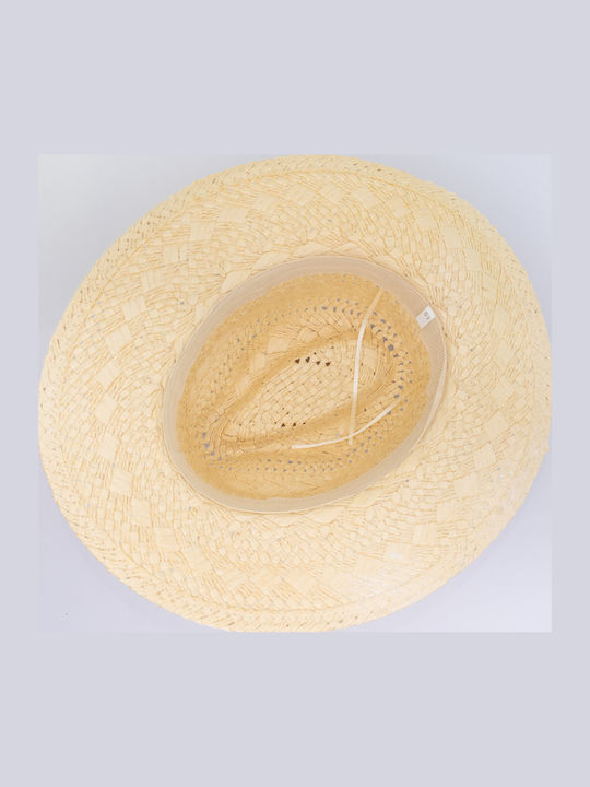 Wicker Women's Panama Hat Beige