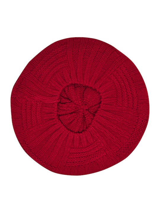 Femei Pălărie Beretă Burgundy