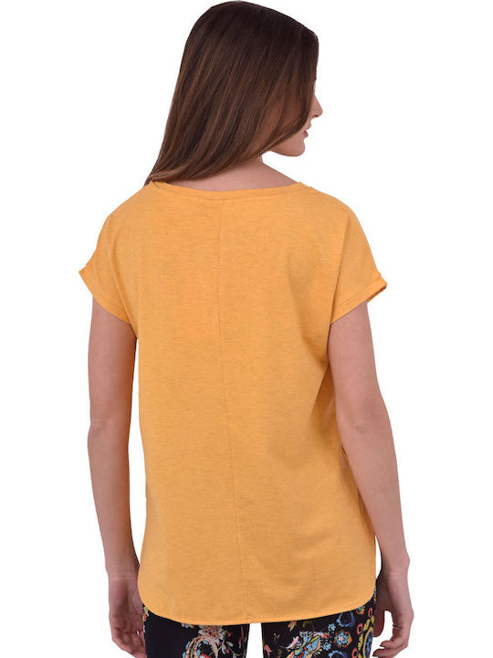 Women's Athletic T-shirt Yellow (151046/MINERAL YELLOW)