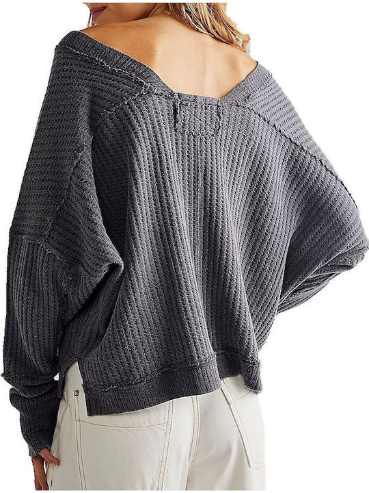 Free People Πουλόβερ Μαύρο