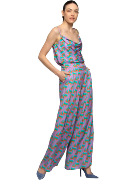Women's Summer Blouse with Straps ARANCIO