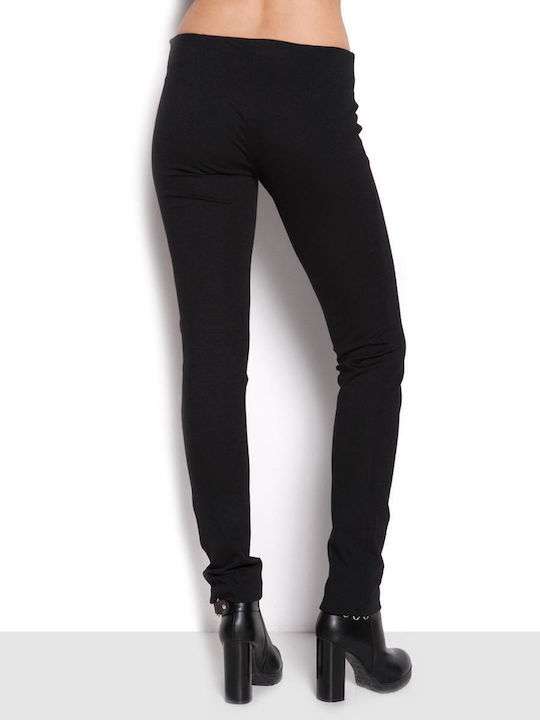 Damen Stoff Hose Black