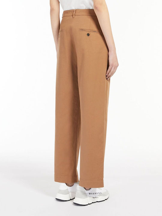 Atlanta Dama Tesatura Pantaloni Maro