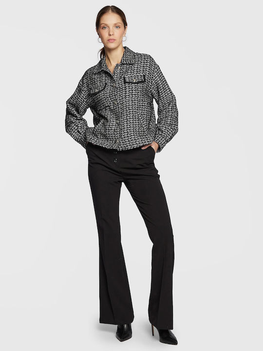 Women's Fabric Trousers Black