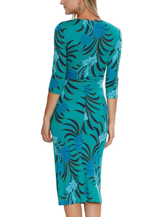 Diane Von Furstenberg Kleid Ganztägig Türkis