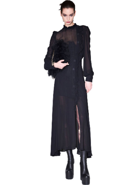 Midi Evening Dress Black