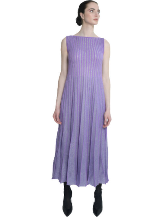 Midi Dress for Wedding and Christening Lilac