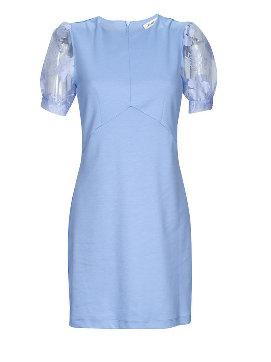 Sommer Mini Kleid für Hochzeit / Taufe Blau