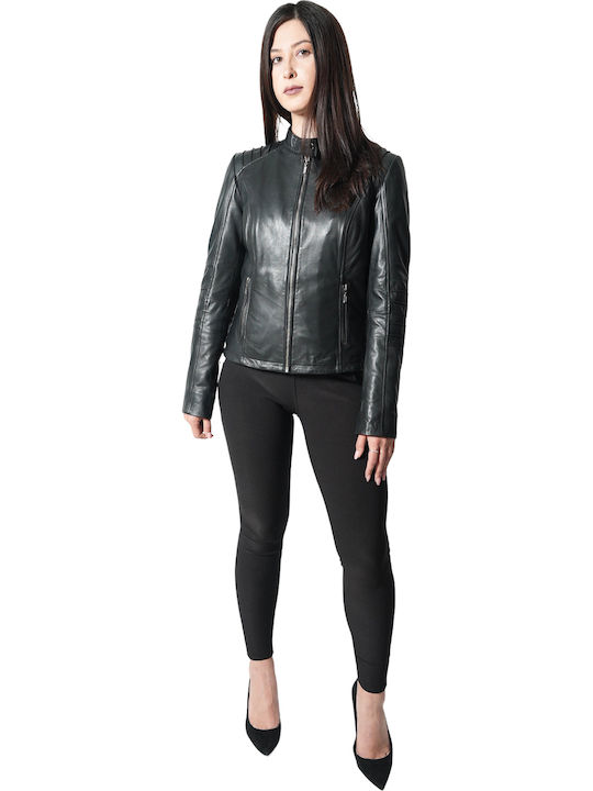 Damen Bikerjacke Schwarz
