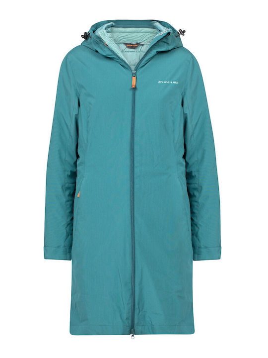 Katja 3 în 1 Jachetă Dama Sport Waterproof și cu Protecție Împotriva Vântului Verde Închis