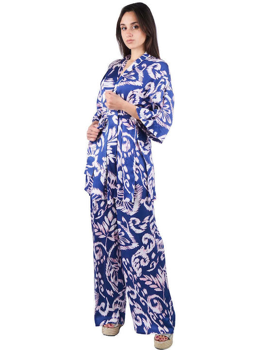 Damen Kimono Blau