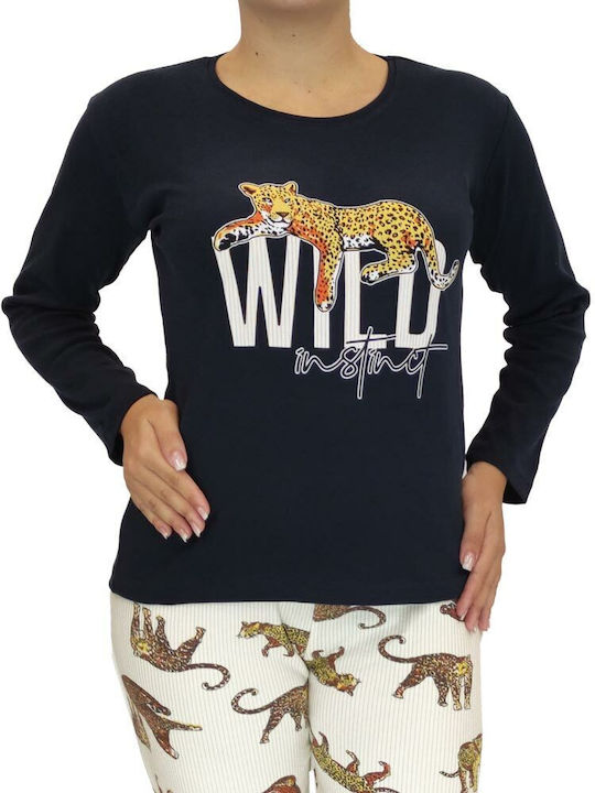Goodnight Winter Women's Pyjama Set Blue