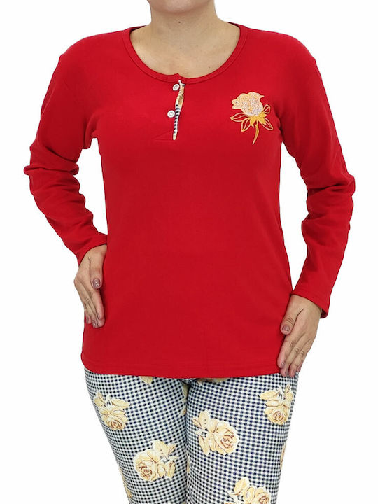 Goodnight Set Pijamale pentru Femei red
