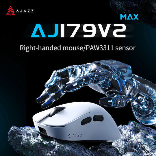 Ajazz Wireless Gaming Mouse White