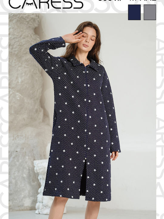 Goodnight Winter Women's Nightdress Dark Blue