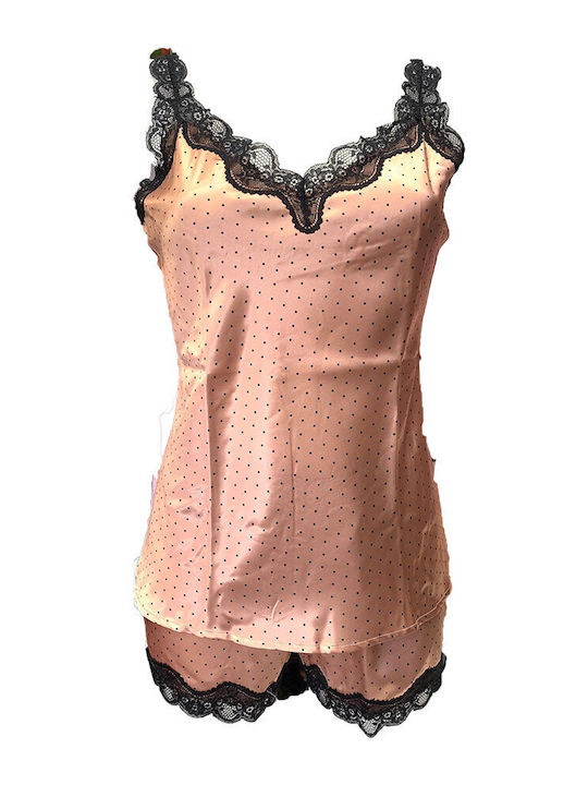 Love And Bra Καλοκαιρινό Babydoll Ροζ