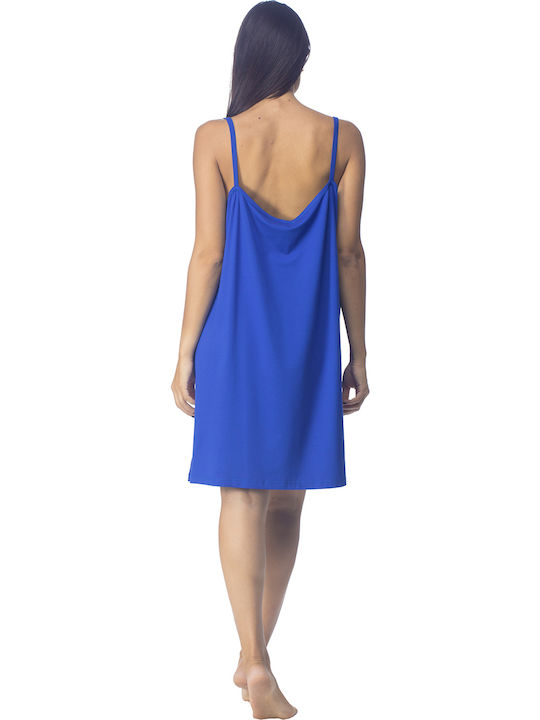 Zaboo Summer Women's Nightdress Blue Roulette