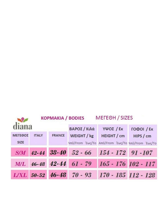 Diana 703 Elastic Bodysuit Short Sleeve