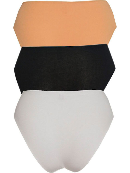 Femei Slip 3Pack White/black/beige