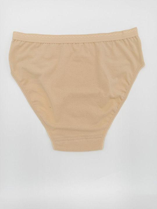 High Waist Women's Slip 3Pack Beige
