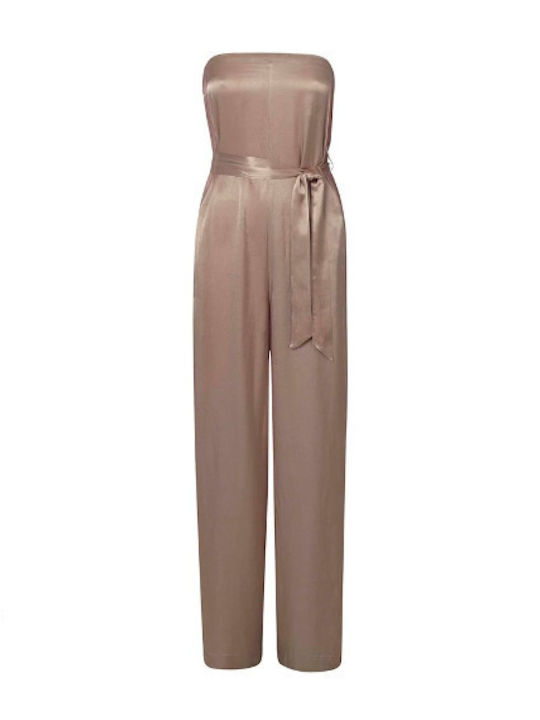Women's Strapless One-piece Suit Pink