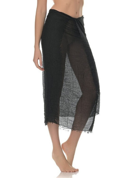 Pareo Fular Negru Pr1810