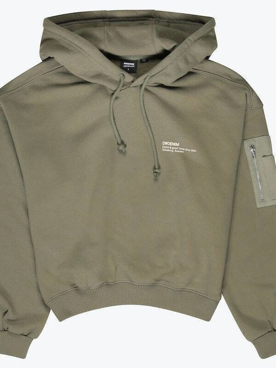 Women's Sweatshirt Hooded Khaki