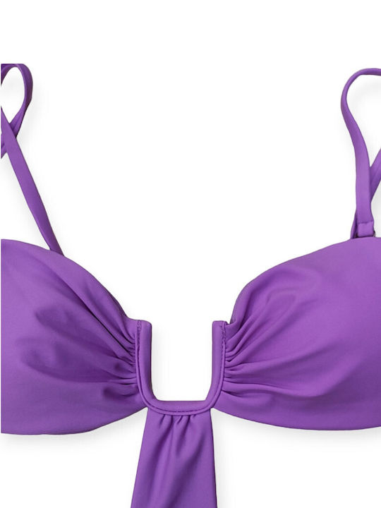Swimsuit with Openings Lilac