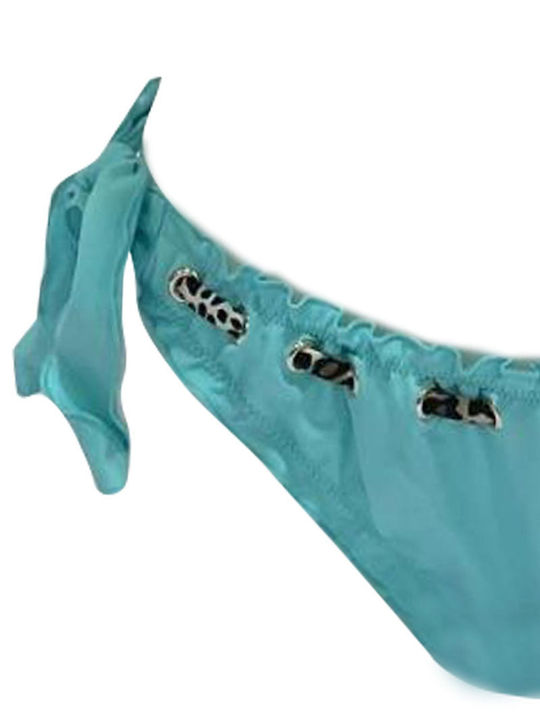 Bikini Slip με Κορδονάκια Μαύρο