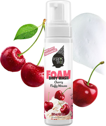 Natura Siberica Creamy Bubble Bath with Glycerin & Cherry Scent 200ml