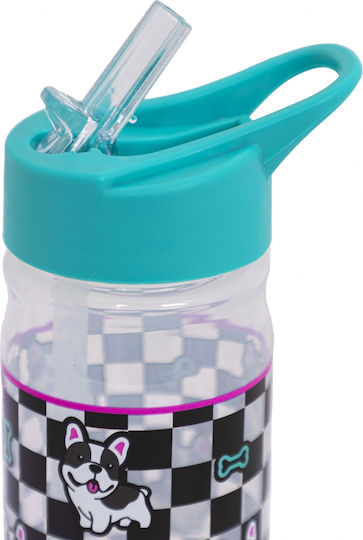 Astra Sticlă Pentru Copii Din Plastic Cu Culoare Full Face Turcoaz 450ml