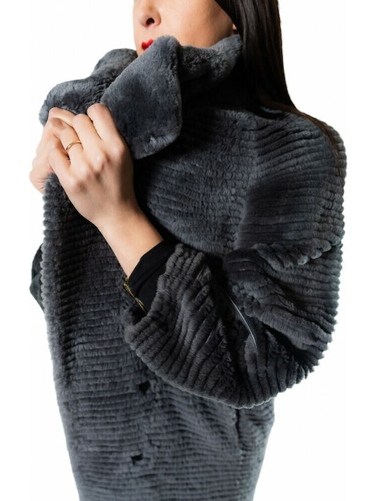 Frauen Pelz Gray