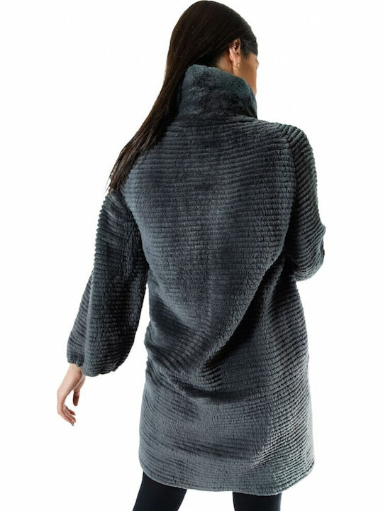 Frauen Pelz Gray
