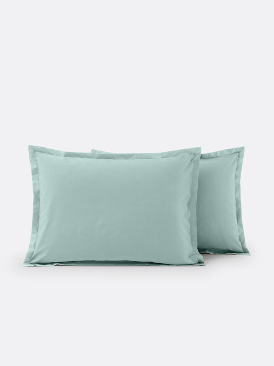 La Redoute Interieurs Pillowcase Turquoise 63x63cm.