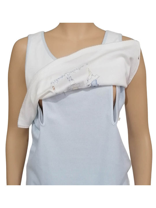 Jeannette Lingerie Σετ Πιτζάμες Εγκυμοσύνης & Θηλασμού Σιέλ