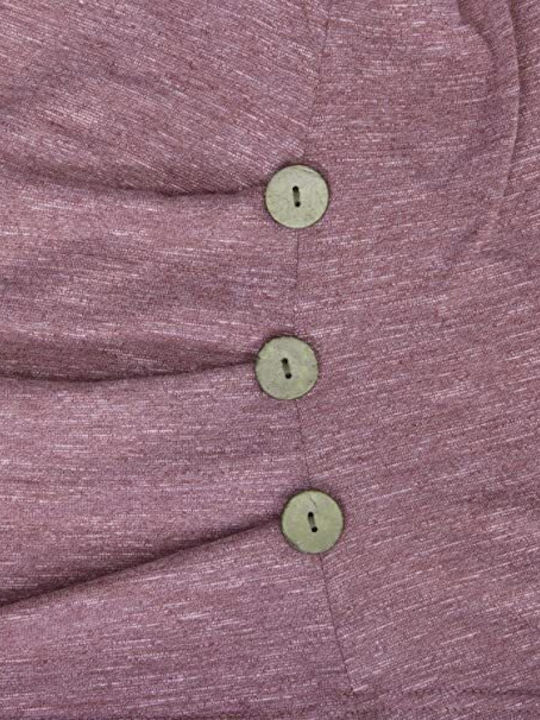 Ärmelloses Umstandstop Stillen Rosa Knöpfe