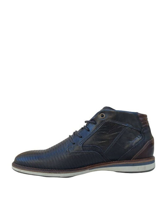 Leder Schwarz Herrenstiefel
