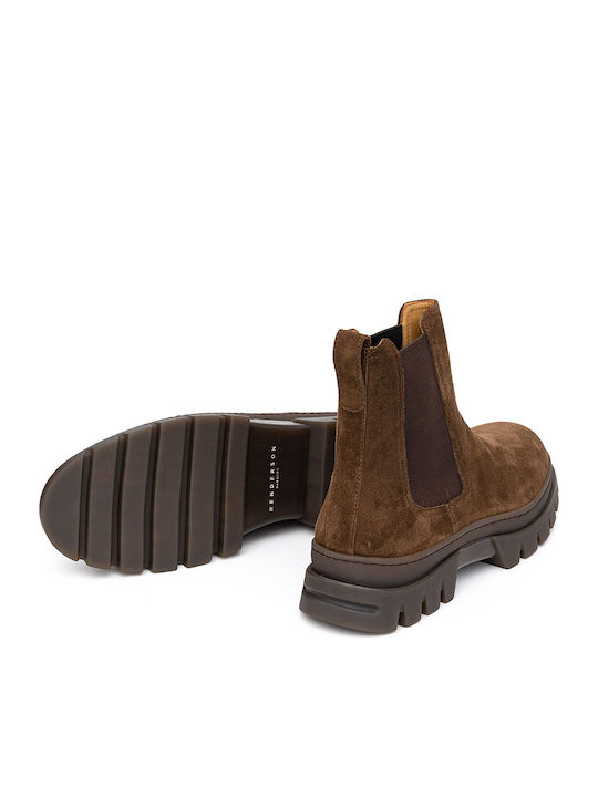 Wildleder Braun Chelsea Stiefeletten