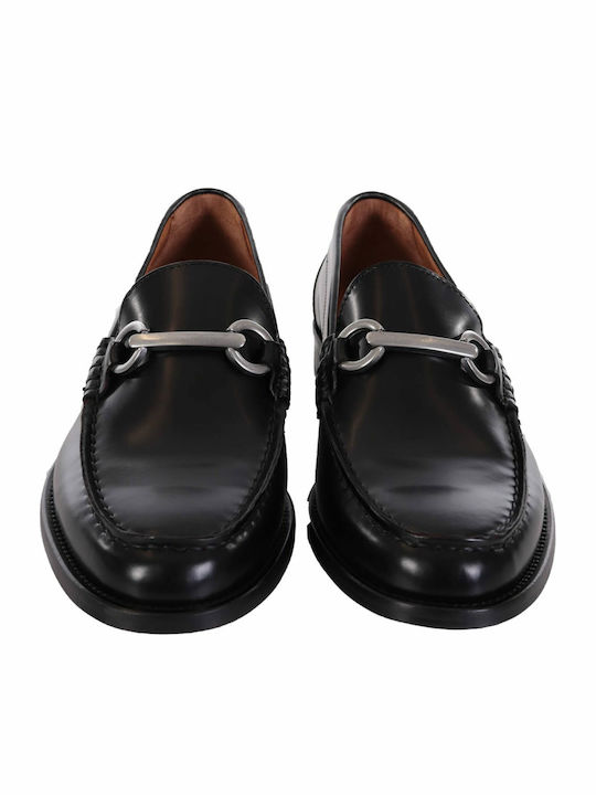 Men's Leather Loafers Black
