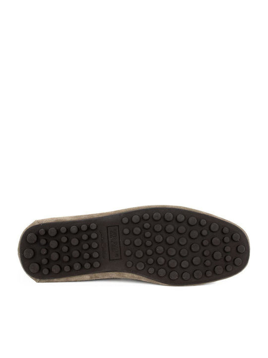 Men's Suede Moccasins Beige