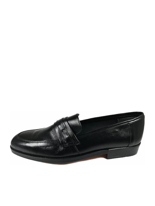 Men's Leather Loafers Black